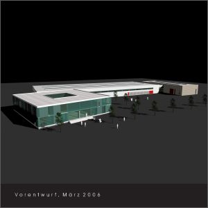 Neubau eines Industriekomplexes in M�hlhausen